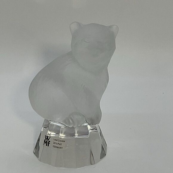 Vintage WMF Crystal Bear Figurine - Picture 6 of 7
